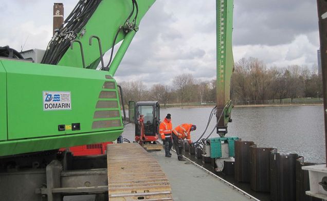 Slide Wasserbau an der Wasserwelt Wöhrder See