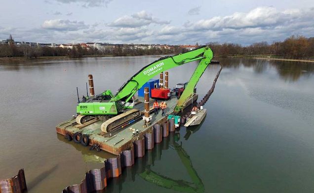 Slide Wasserbau an der Wasserwelt Wöhrder See