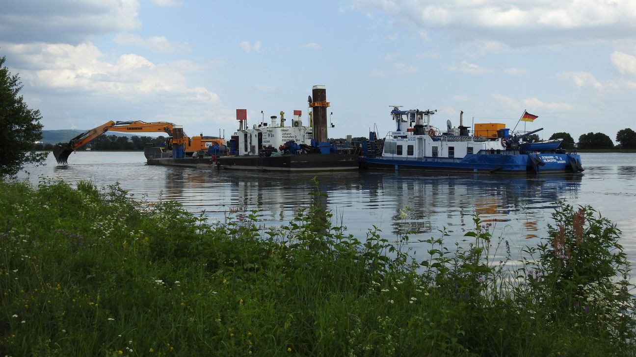 Geschiebemanagement durch Domarin